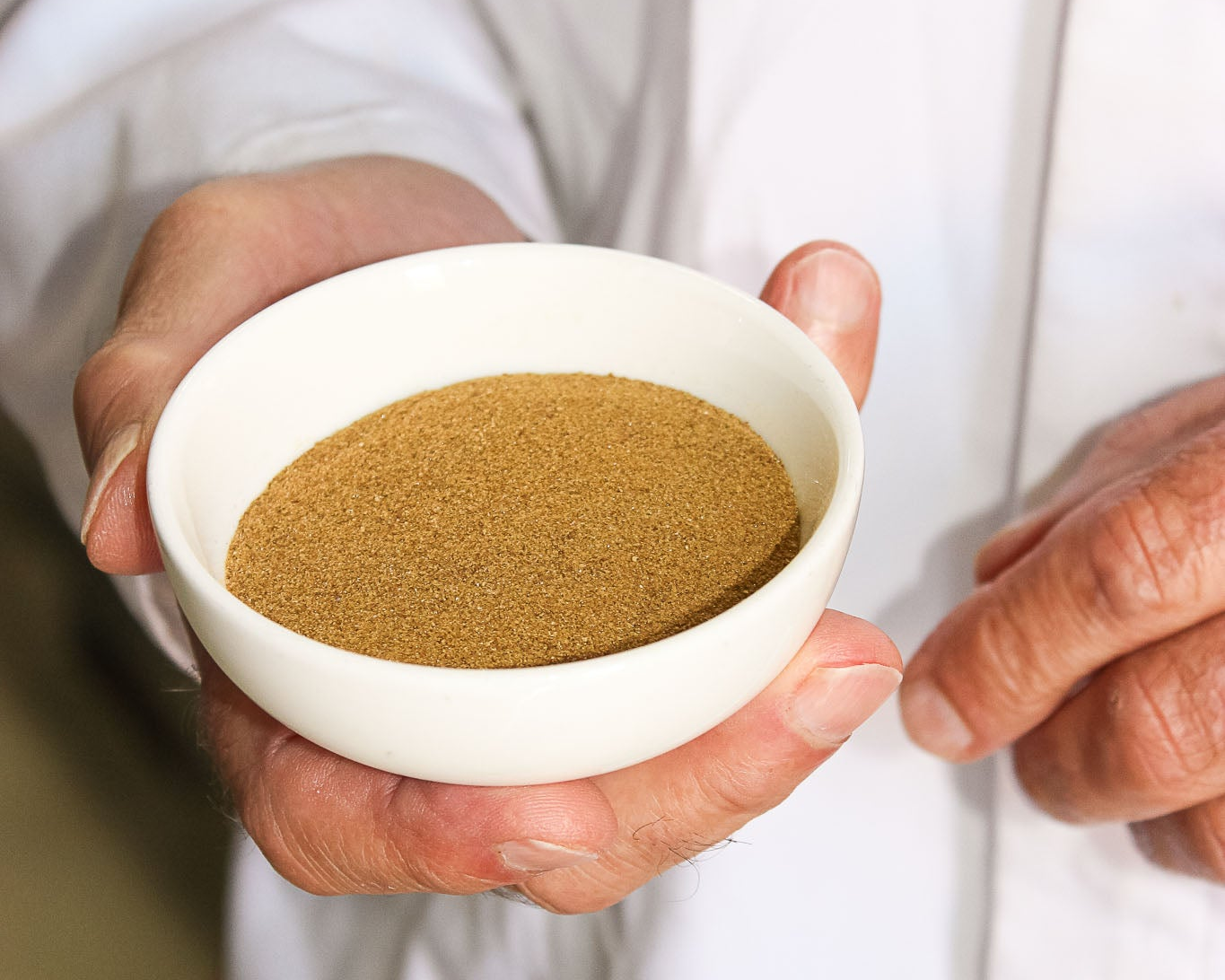 Abagen Abalone Peptide Powder in Bowl