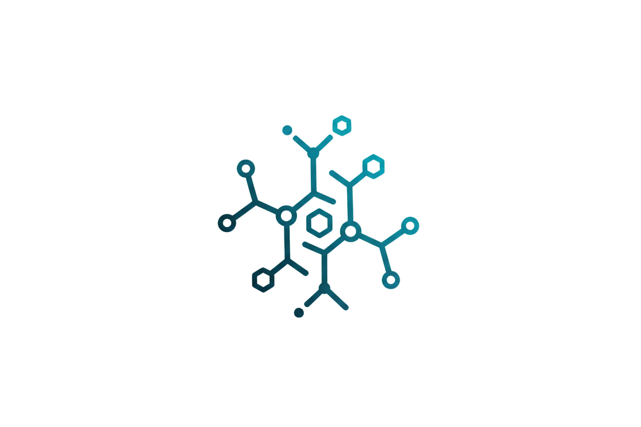 cytokine icon dark green-blue